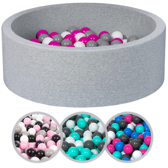 Soft Jersey ball pit with 200 balls