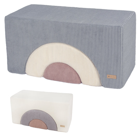 Rainbow set of 3 large foam blocks