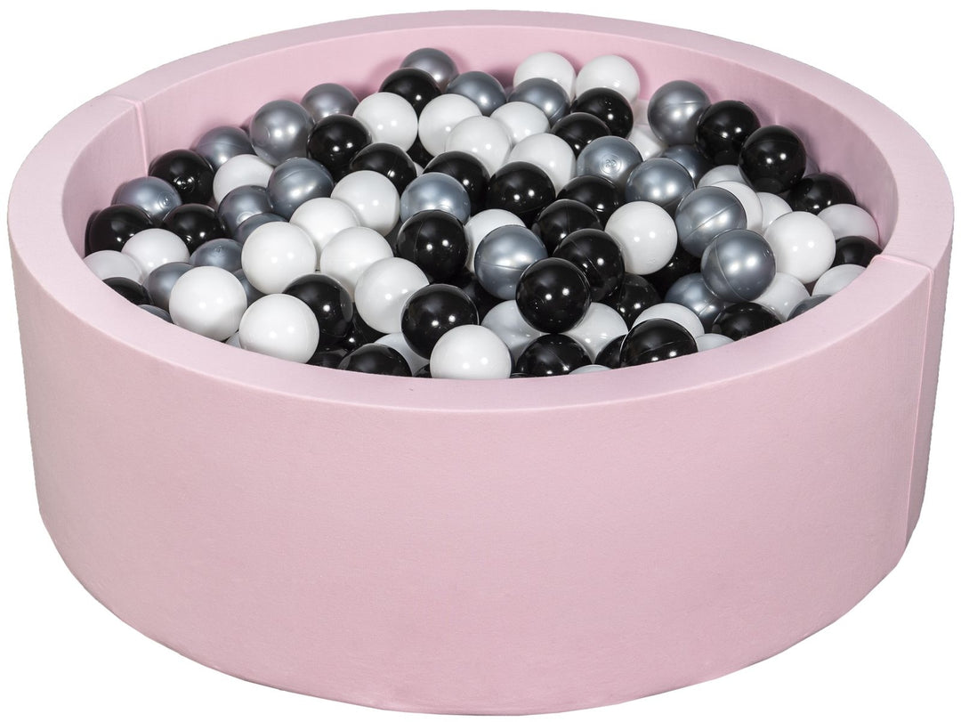 Soft Jersey ball pit with 450 balls, pink