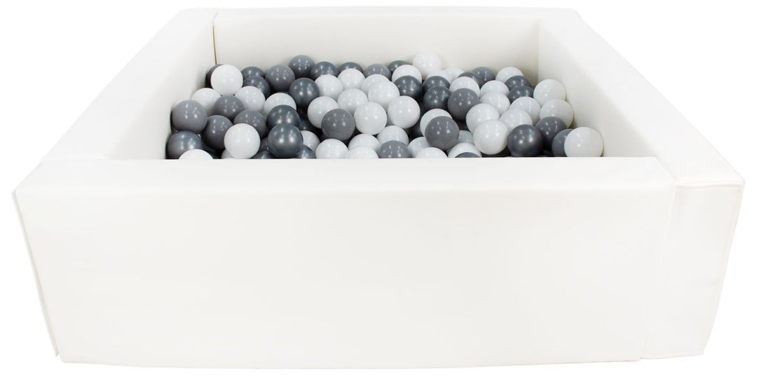 Square eco-leather ball pit with 300 balls, 5 elements