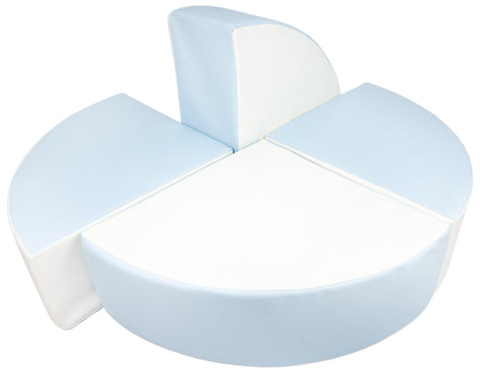 Wheel set of 4 large foam blocks