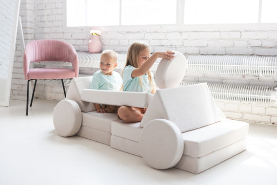 Modular kids sofa, foam blocks