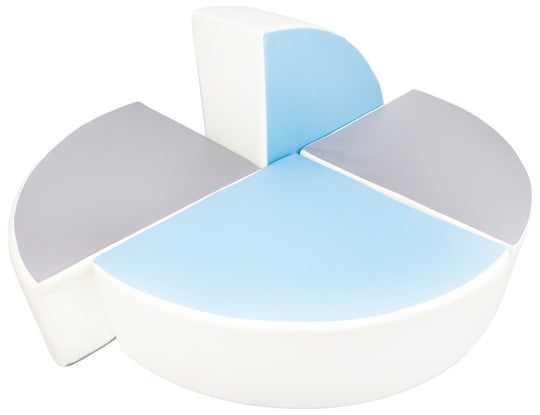 Wheel set of 4 large foam blocks