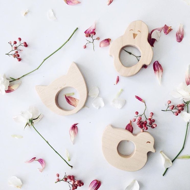 Wooden Teether - Penguin