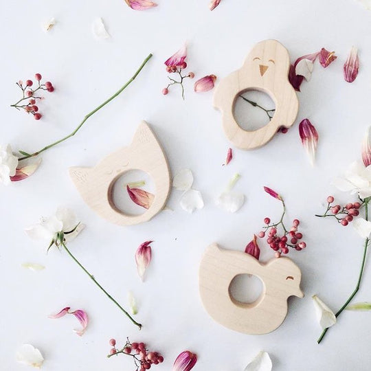 Wooden Teether - Penguin