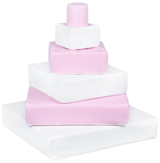 Pyramid set of 6 large foam blocks