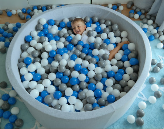 Soft Jersey ball pit with 600 balls, diameter 125 cm