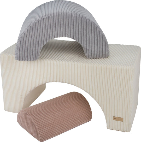 Rainbow set of 3 large foam blocks