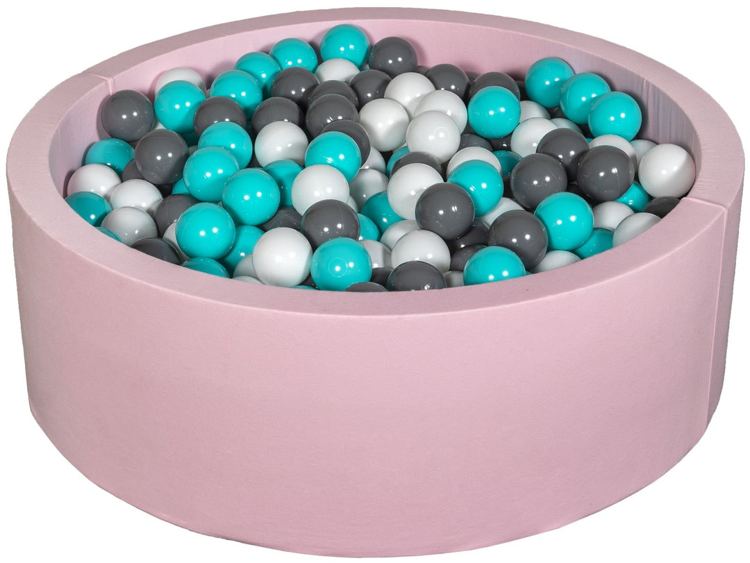Soft Jersey ball pit with 450 balls, pink