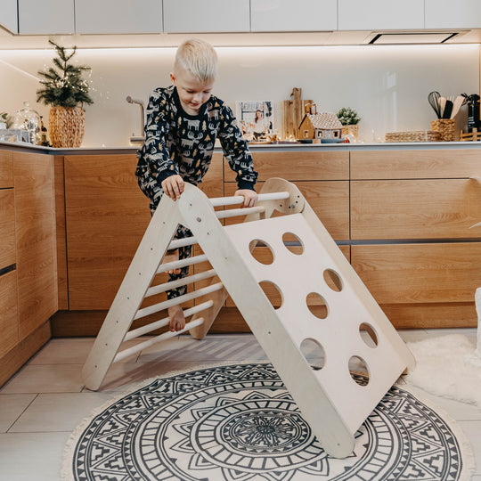 2-in-1 Montessori Climbing Triangle