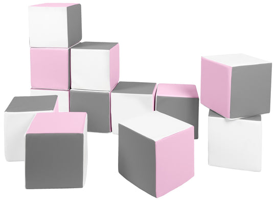 Soft Play Cubes, 12 building blocks for kids