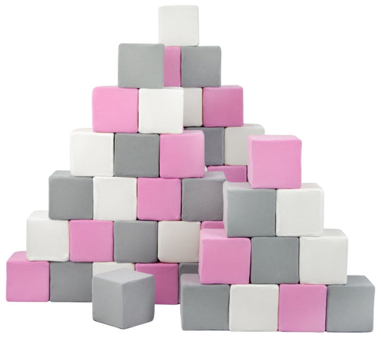 Pyramid set of 45 large foam blocks