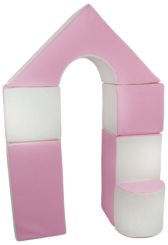 Mini castle set of 6 large foam blocks