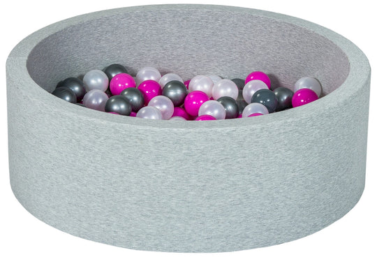Soft Jersey ball pit with 200 balls