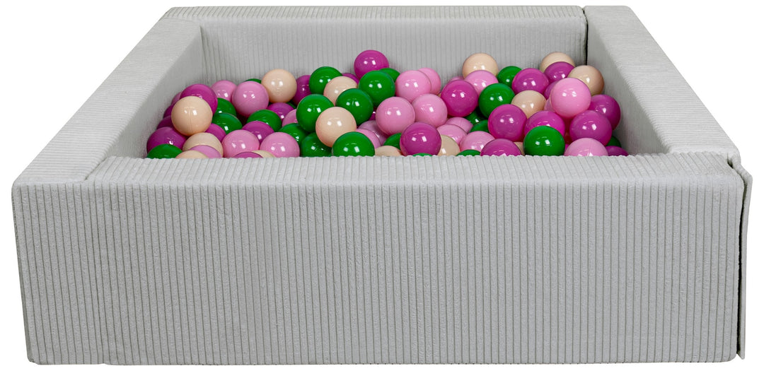 Soft play Corduroy ball pit, home ball pit, indoor, outdoor, ball pit + 300 balls