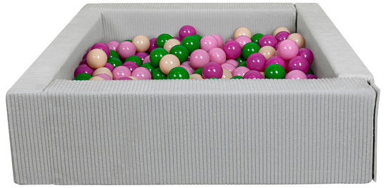 Soft play Corduroy ball pit, home ball pit, indoor, outdoor, ball pit + 300 balls