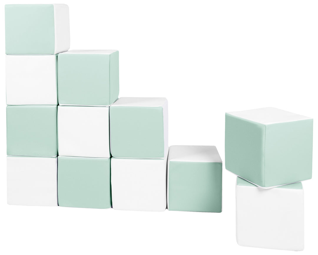 Soft Play Cubes, 12 building blocks for kids