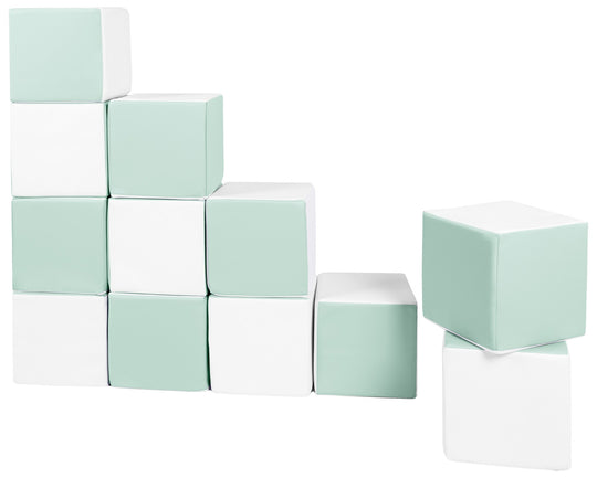 Soft Play Cubes, 12 building blocks for kids