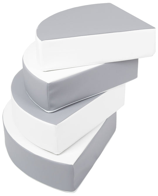 Wheel set of 4 large foam blocks