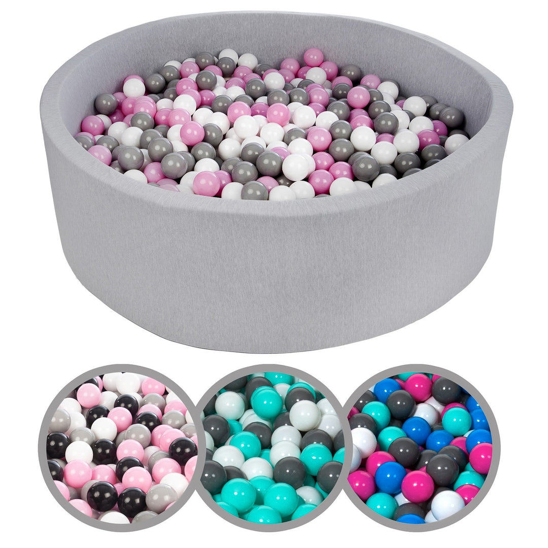 Soft Jersey ball pit with 900 balls, diameter 125 cm