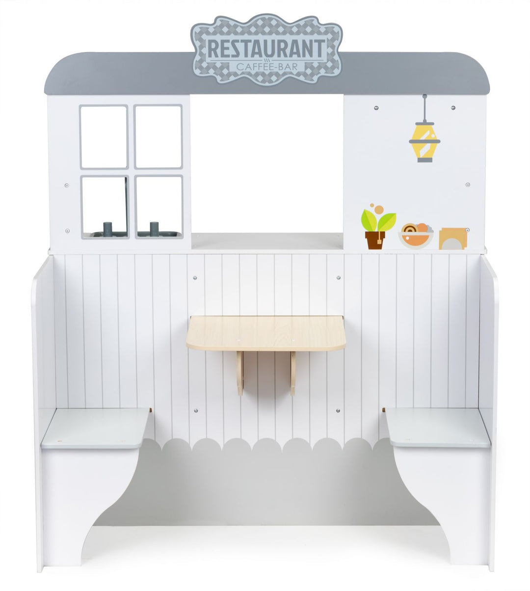 Houten Restaurant & Keuken 2-in-1 