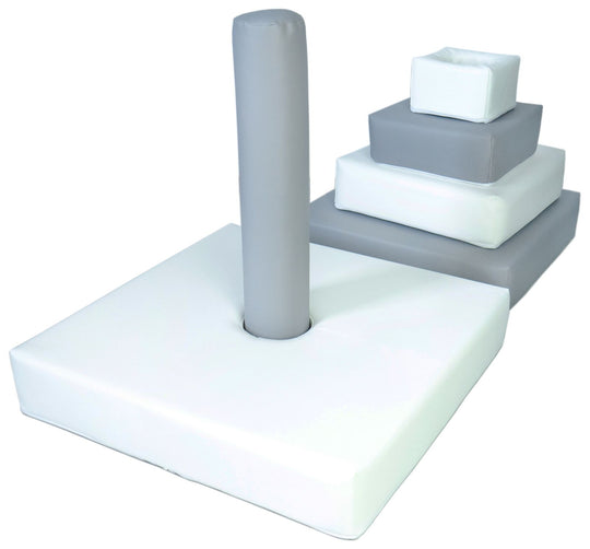 Pyramid set of 6 large foam blocks