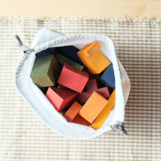 Wooden Tower Puzzle - Colorful