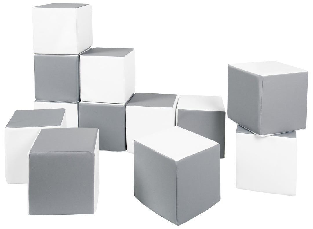 Soft Play Cubes, 12 building blocks for kids