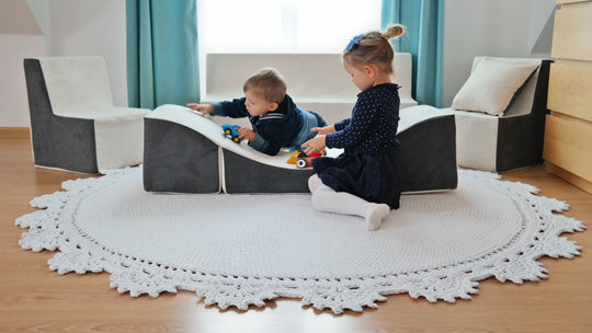 Soft Foam Furniture 4 psc set: 2x Chair+Sofa+Coach