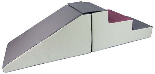Slide + steps set of 2 large foam blocks