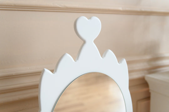 Princess Beauty Table with Mirror - Crown