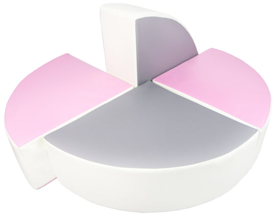 Wheel set of 4 large foam blocks