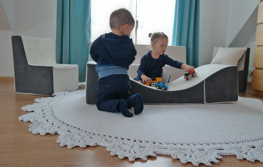Soft Foam Furniture 4 psc set: 2x Chair+Sofa+Coach