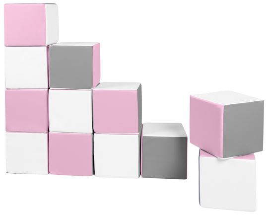 Soft Play Cubes, 12 building blocks for kids