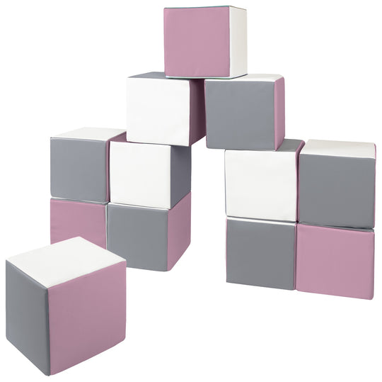 Soft Play Cubes, 12 building blocks for kids