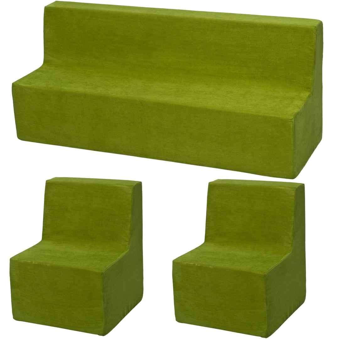 Soft Foam Furniture 3 pcs set: 2 x Chair+Sofa