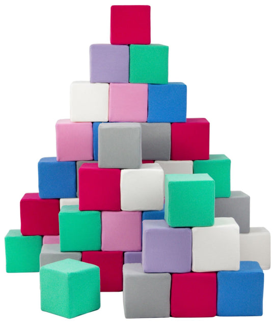 Pyramid set of 45 large foam blocks