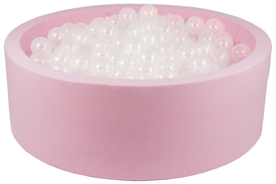 Soft Jersey ball pit with 450 balls, pink