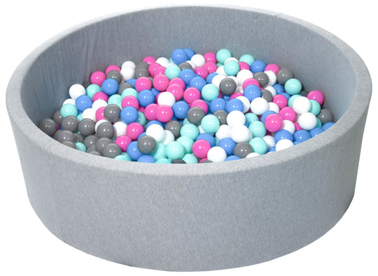 Soft Jersey ball pit with 600 balls, diameter 125 cm