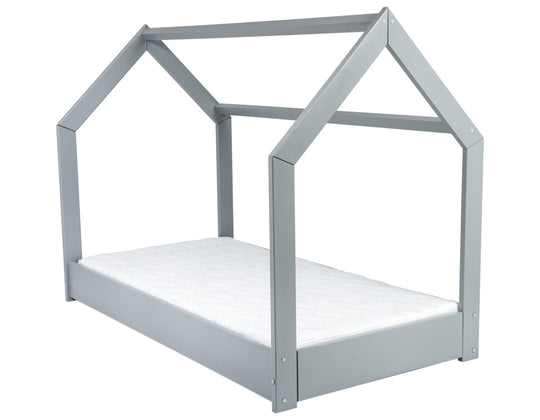 Wooden house bed 160x80cm + STANDARD mattress