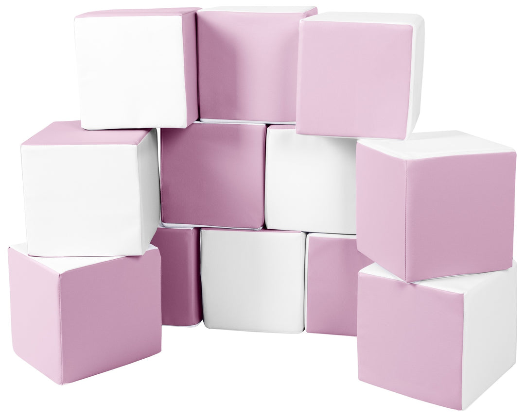 Soft Play Cubes, 12 building blocks for kids
