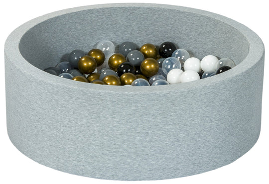 Soft Jersey ball pit with 200 balls