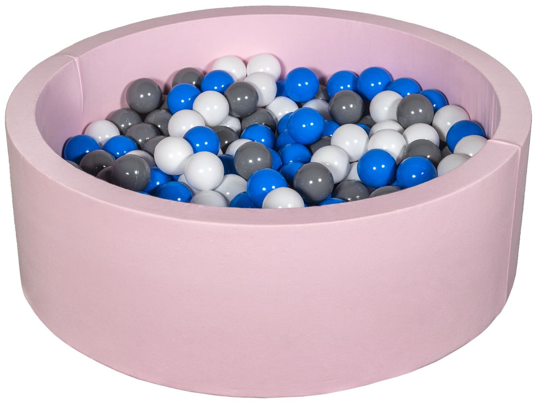 Soft Jersey ball pit with 200 balls, pink