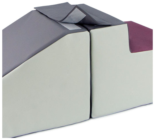 Slide + steps set of 2 large foam blocks