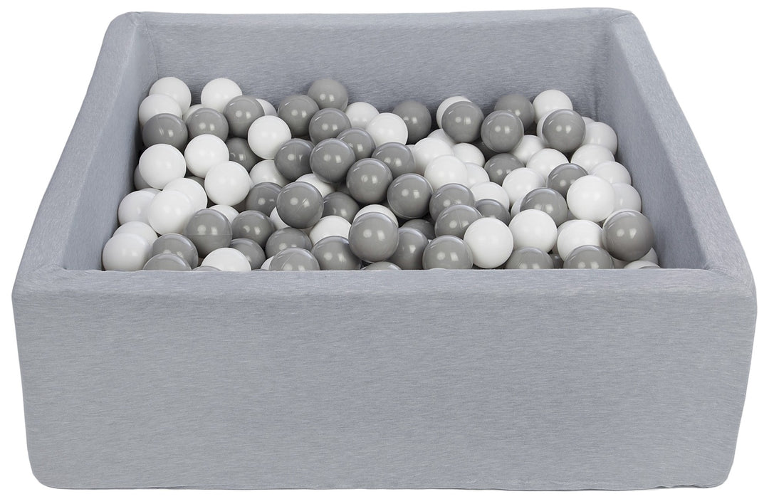 Soft Jersey ball pit with 300 balls, 90x90 cm