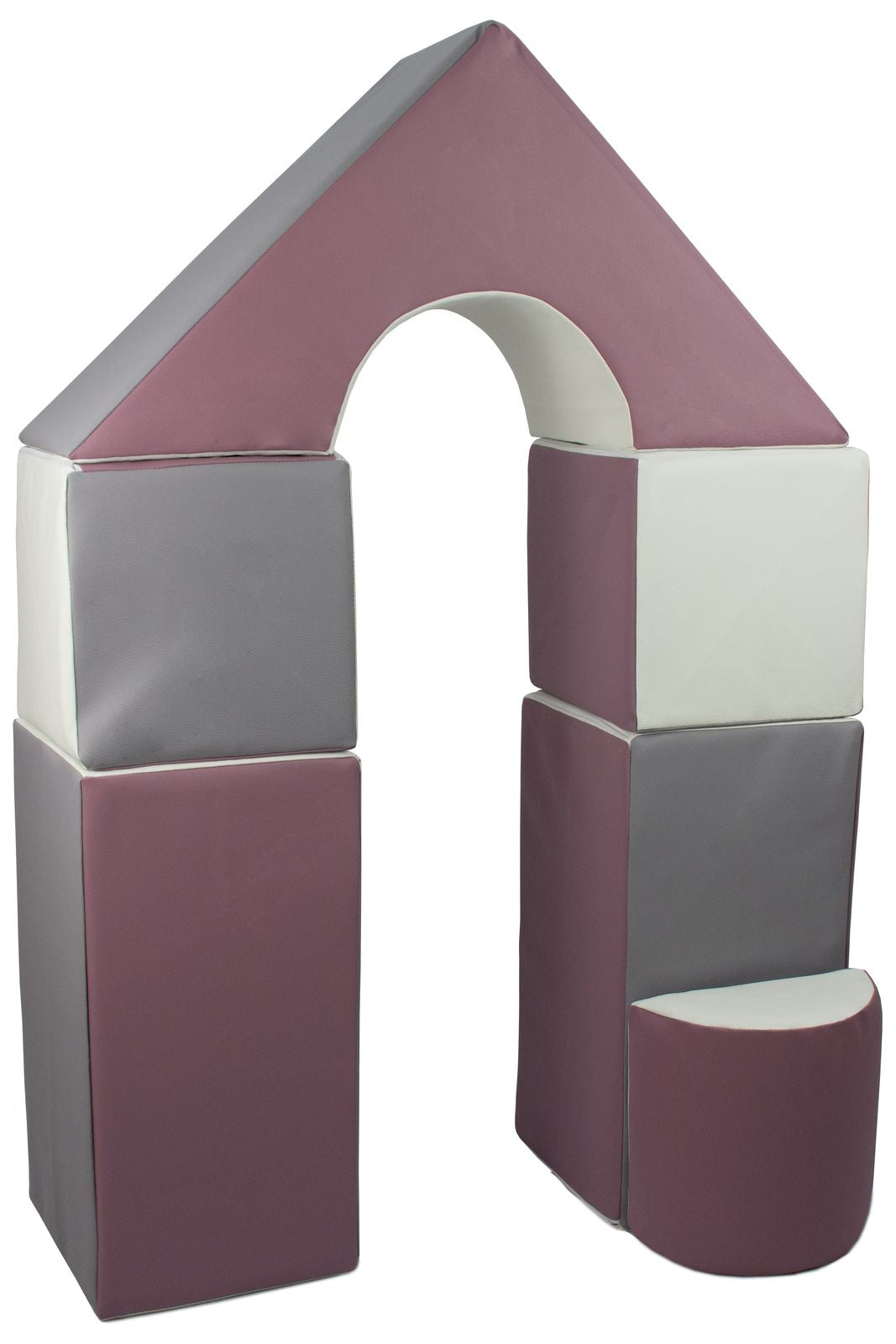 Mini castle set of 6 large foam blocks