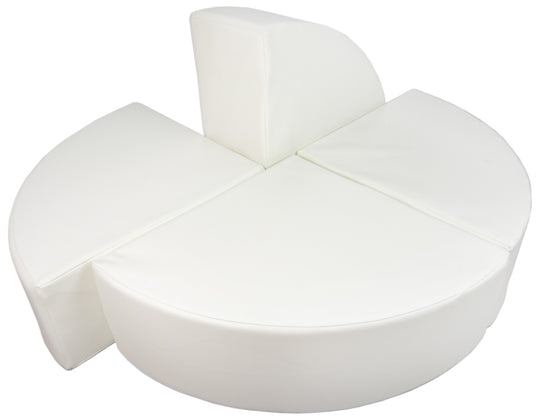 Wheel set of 4 large foam blocks