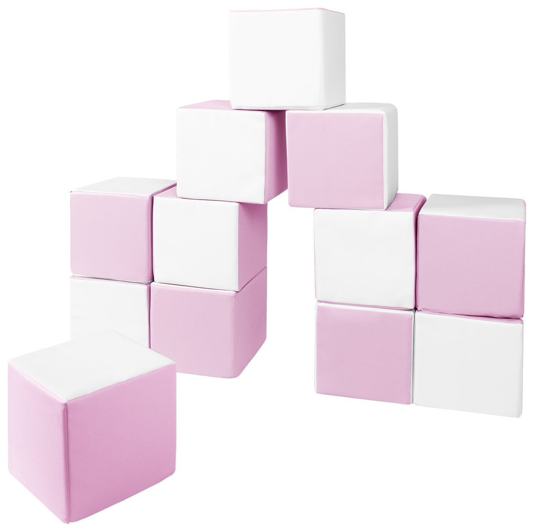 Soft Play Cubes, 12 building blocks for kids