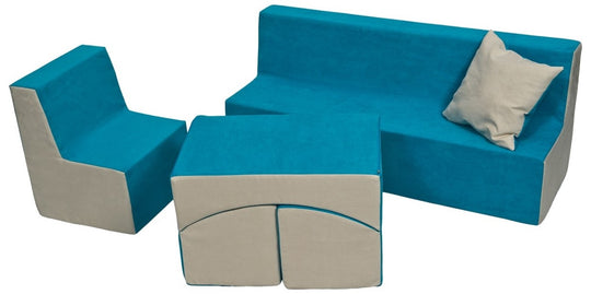 Soft Foam Furniture 3 pcs set: Chair+Sofa+Coach