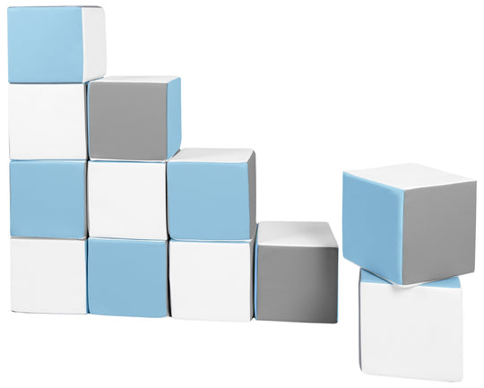 Soft Play Cubes, 12 building blocks for kids